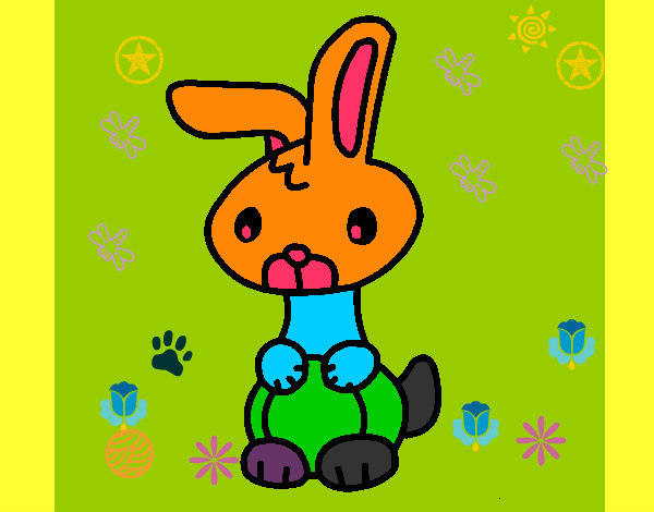 Dibujo Art el conejo pintado por Juliab