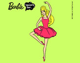 Dibujo Barbie bailarina de ballet pintado por azul9898