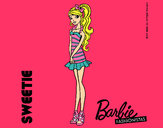Dibujo Barbie Fashionista 6 pintado por azul9898