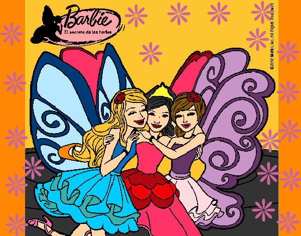 Dibujo Barbie y sus amigas en hadas pintado por alexitho19