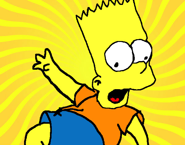 Dibujo Bart 2 pintado por videl44