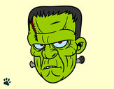 Dibujo Cara de Frankenstein pintado por irving15