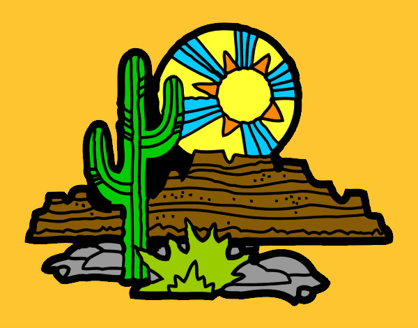 Dibujo Desierto de Colorado pintado por patricia14