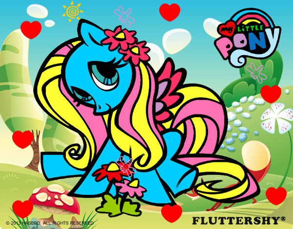 Dibujo Fluttershy pintado por maitee58