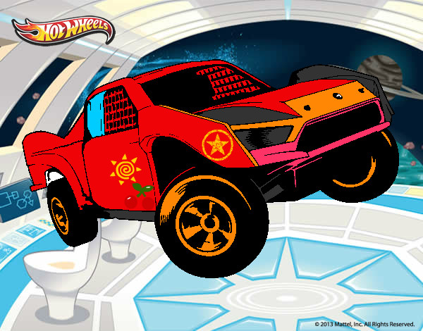 Dibujo Hot Wheels Ford pintado por genesisota