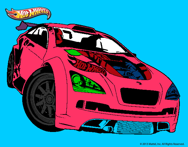 Dibujo Hot Wheels Megane Trophy pintado por pato021