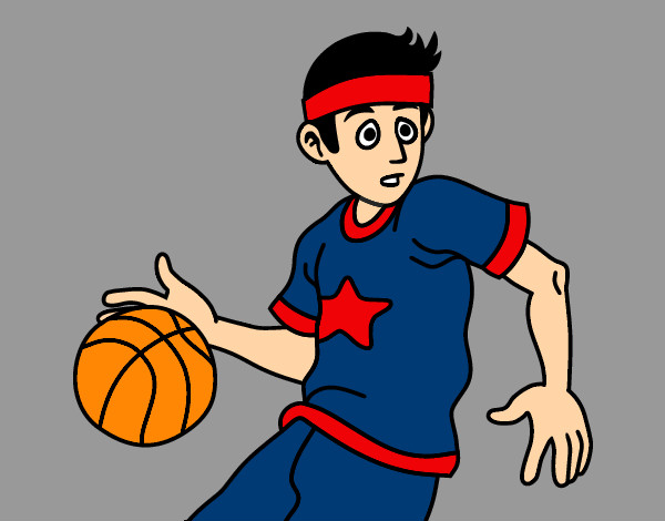 Dibujo Jugador de básquet junior pintado por sandovas