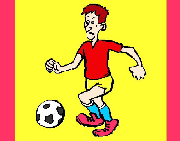 Dibujo Jugador de fútbol pintado por Rosana04