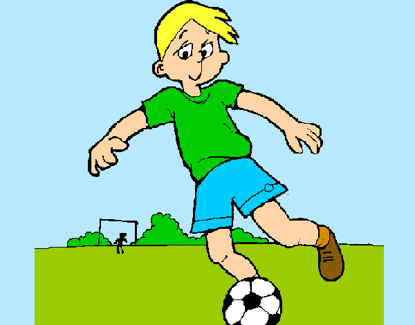 Dibujo Jugar a fútbol pintado por patricia14