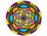 Dibujo Mandala 6 pintado por cambiodevi