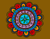 Dibujo Mandala alegre pintado por carlos50