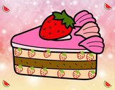 Dibujo Tarta de fresas pintado por Jhonder