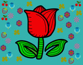 Dibujo Tulipán pintado por qwertyui66