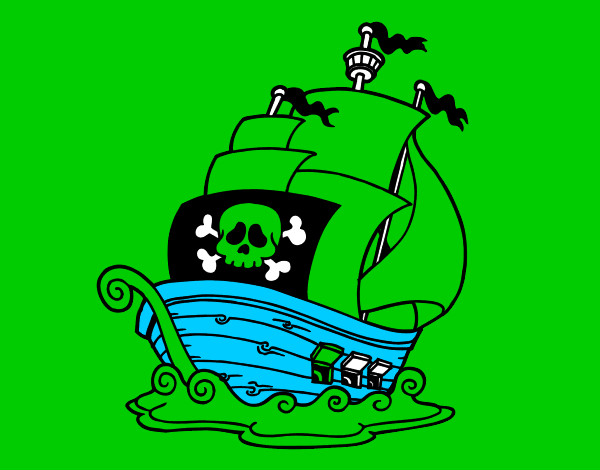 Dibujo Barco de piratas pintado por joaquin-li