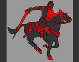 Dibujo Caballero a caballo IV pintado por rafael22