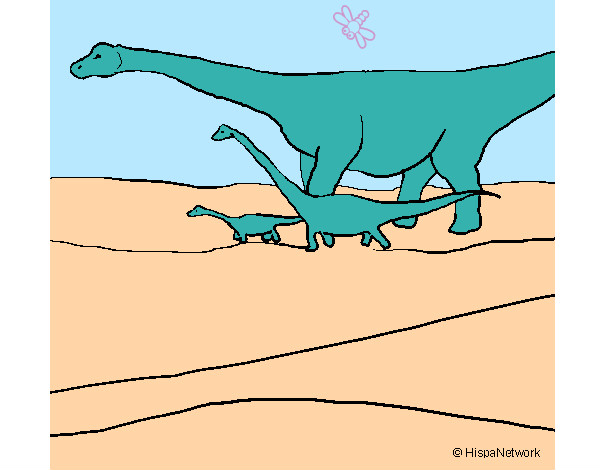 Familia de Braquiosaurios