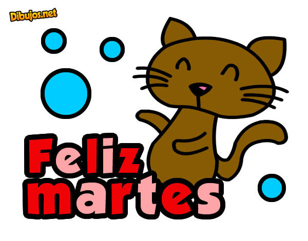 Dibujo Feliz martes pintado por Tatispte