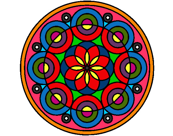 Dibujo Mandala 35 pintado por keyker 