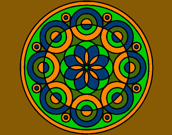 Dibujo Mandala 35 pintado por mirsu