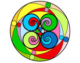 Dibujo Mandala 5 pintado por agutierrez