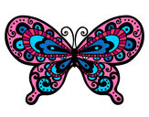 Dibujo Mariposa bonita pintado por Sandrita02