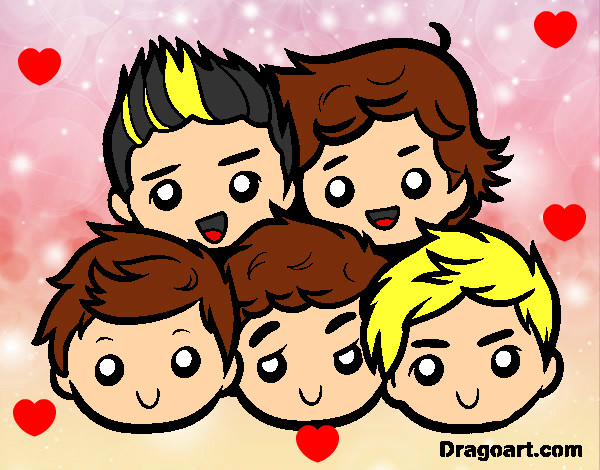 Dibujo One Direction 2 pintado por NYLIA