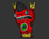 Dibujo Robot Rock and roll pintado por daviddanie