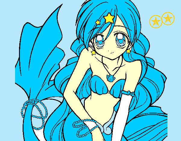 Dibujo Sirena 3 pintado por mikulakune