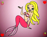 Dibujo Sirena sexy pintado por videl44