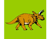 Dibujo Triceratops 1 pintado por marcbf