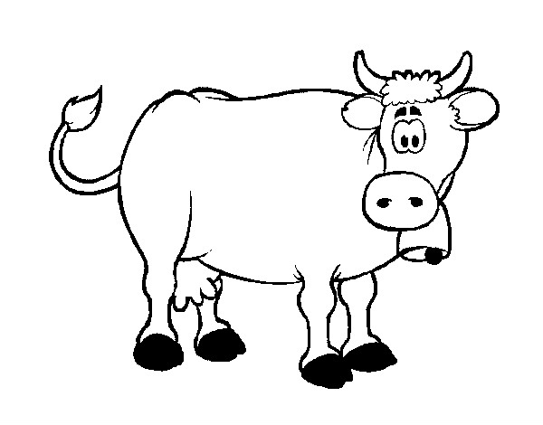 Dibujo Vaca lechera pintado por Gomiit