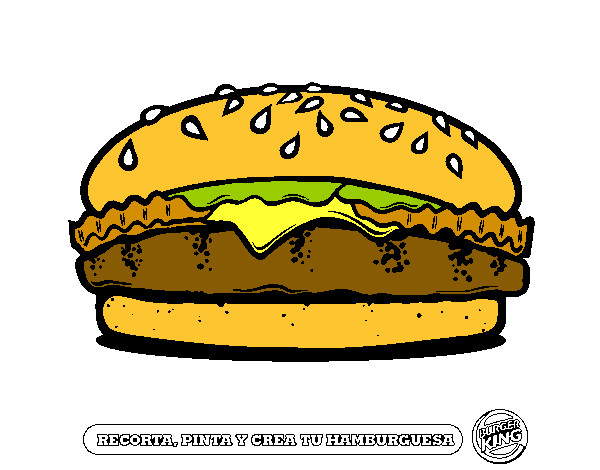 Dibujo Crea tu hamburguesa pintado por CARLYGUAY