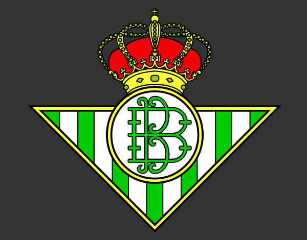 Dibujo Escudo del Real Betis Balompié pintado por donbetis