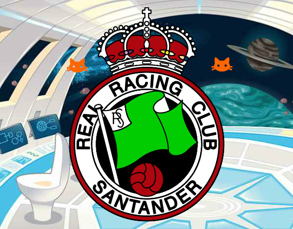 Dibujo Escudo del Real Racing Club de Santander pintado por David04