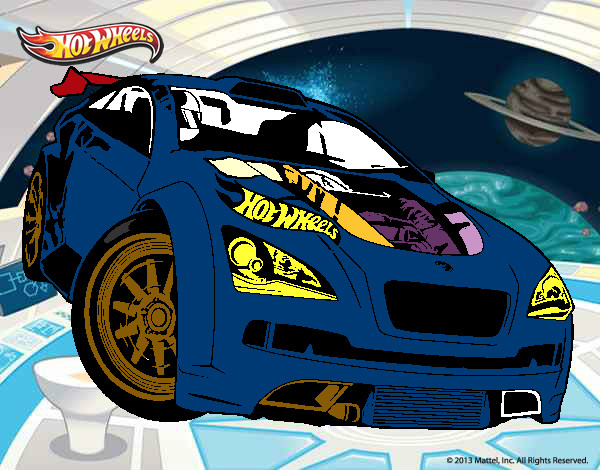 Dibujo Hot Wheels Megane Trophy pintado por David04