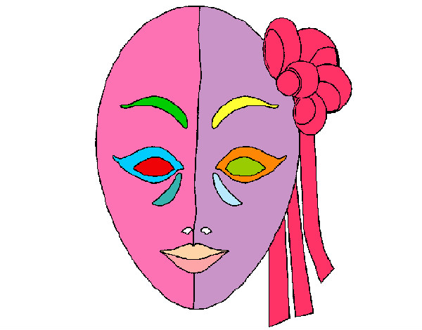 Dibujo Máscara italiana pintado por miryfurby