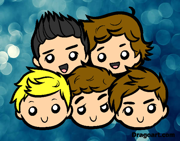 Dibujo One Direction 2 pintado por irenehoran