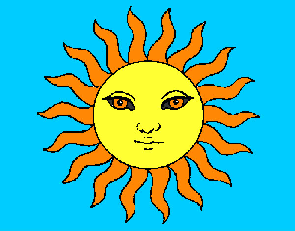 Dibujo Sol pintado por nsmn