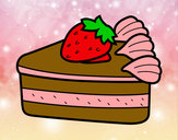 Dibujo Tarta de fresas pintado por yohaneth12