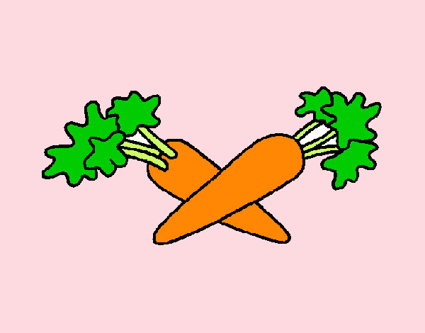 Dibujo zanahorias pintado por bianca_123