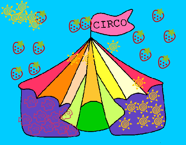 Dibujo Circo pintado por cristy8426