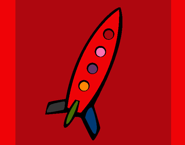 Dibujo Cohete II pintado por yoan