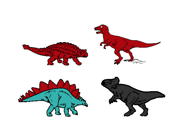 Dibujo Dinosaurios de tierra pintado por nathabeth5