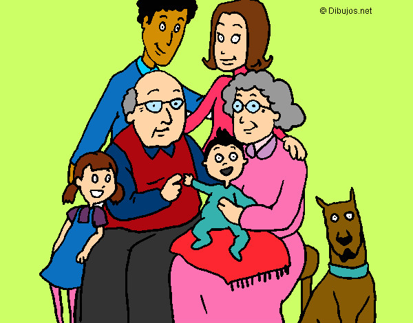 Dibujo Familia pintado por mina54