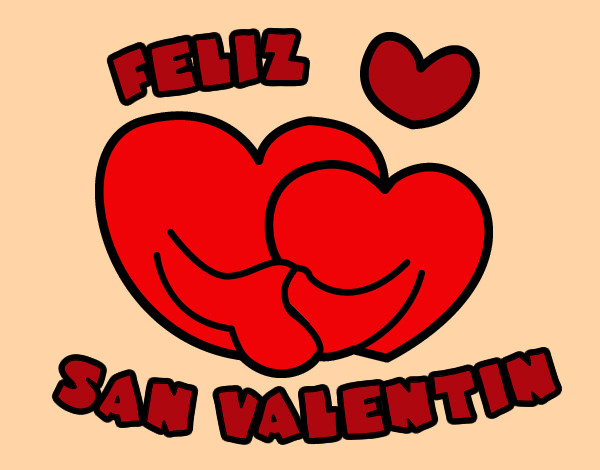 Dibujo Feliz San Valentin pintado por rstlg