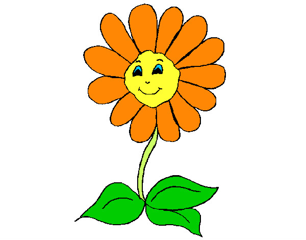 Dibujo Flor feliz pintado por Melax