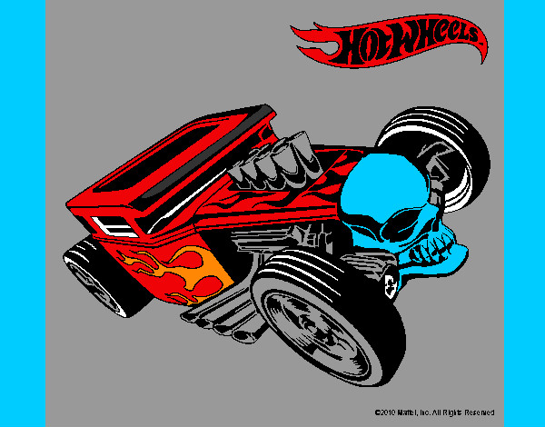 Dibujo Hot Wheels 8 pintado por Nico1115