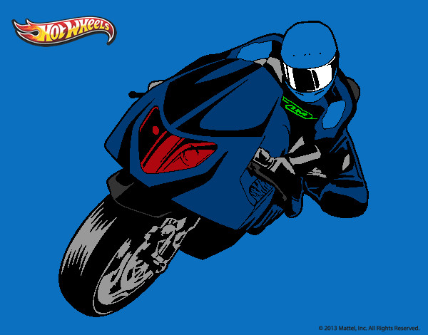 Dibujo Hot Wheels Ducati 1098R pintado por nathabeth5