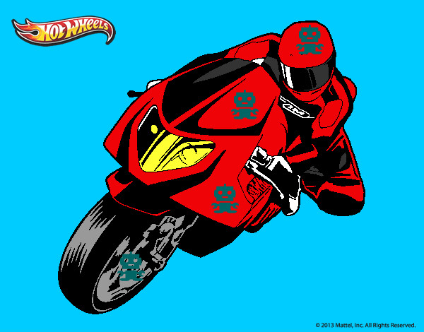 Dibujo Hot Wheels Ducati 1098R pintado por yunior2014