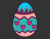 Dibujo Huevo con corazones pintado por Ruthb